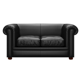 Austen 2 Sits Chesterfield Soffa Birch Black
