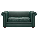 Austen 2 Sits Chesterfield Soffa Birch Forest Green