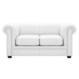 Austen 2 Sits Chesterfield Soffa Birch White
