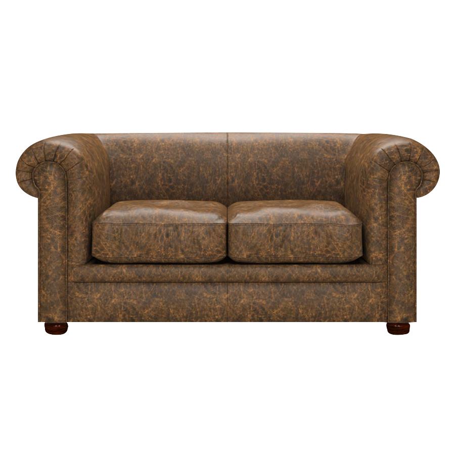 Austen 2 Sits Chesterfield Soffa Etna Brandy
