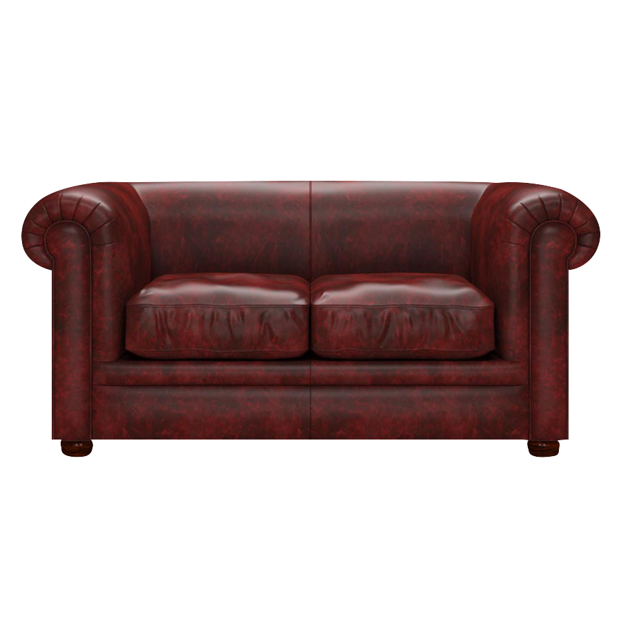 Austen 2 Sits Chesterfield Soffa Etna Red