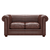 Austen 2 Sits Chesterfield Soffa Old English Dark Brown