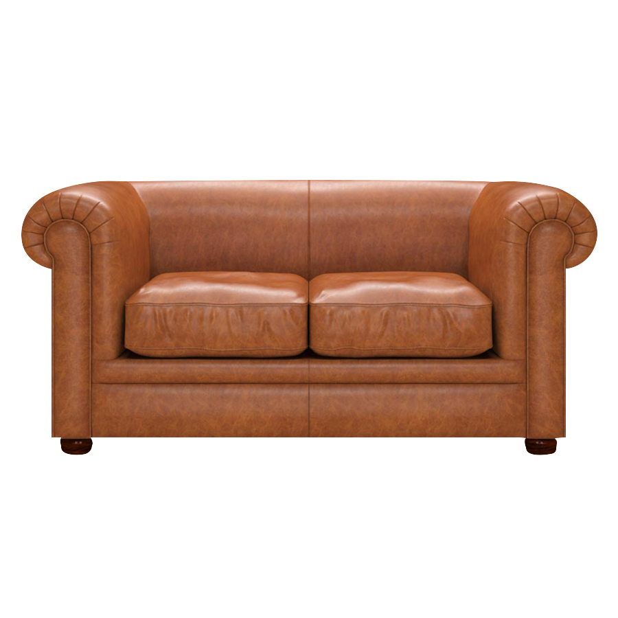 Austen 2 Sits Chesterfield Soffa Old English Saddle