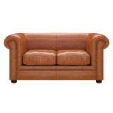 Austen 2 Sits Chesterfield Soffa Old English Saddle