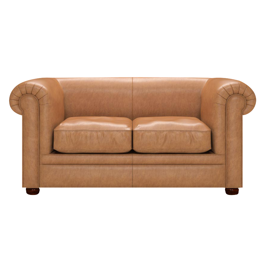 Austen 2 Sits Chesterfield Soffa Old English Tan