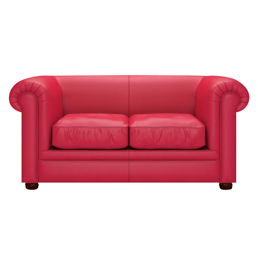 Austen 2 Sits Chesterfield Soffa Shelly Flame Red