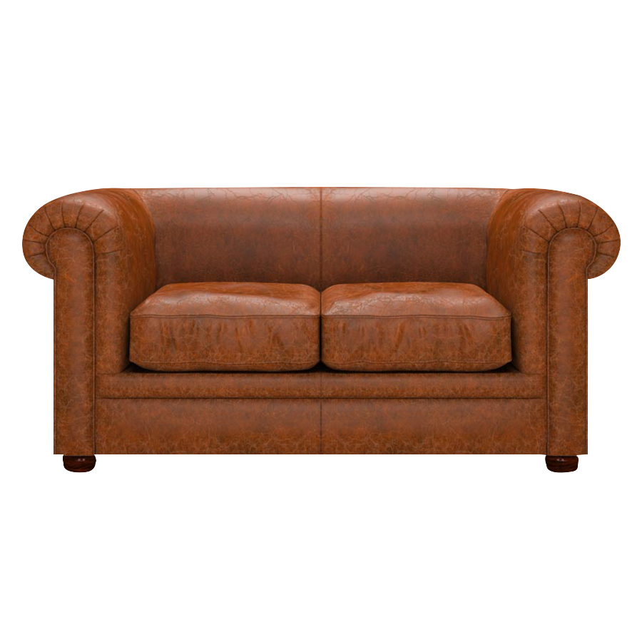 Austen 2 Sits Chesterfield Soffa Tudor Chestnut