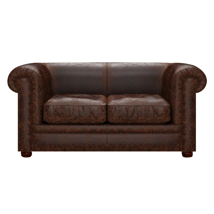 Austen 2 Sits Chesterfield Soffa Tudor Mahogany