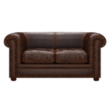 Austen 2 Sits Chesterfield Soffa Tudor Mahogany