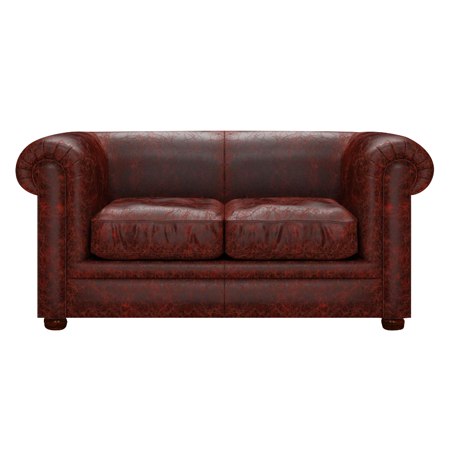 Austen 2 Sits Chesterfield Soffa Tudor Oxblood
