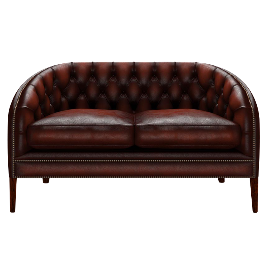 Blake 2 Sits Chesterfield Soffa Antique Chestnut