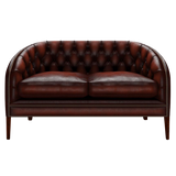 Blake 2 Sits Chesterfield Soffa Antique Chestnut