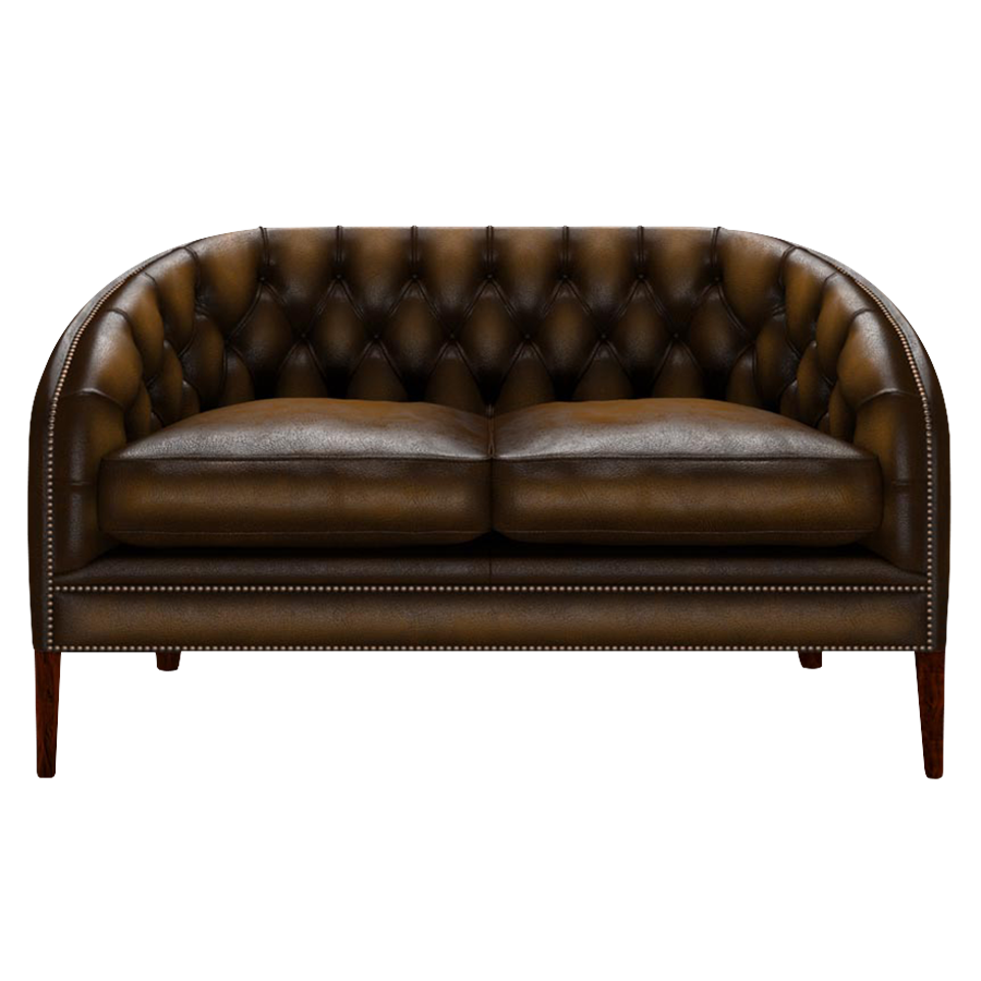 Blake 2 Sits Chesterfield Soffa Antique Gold