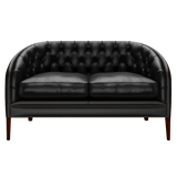 Blake 2 Sits Chesterfield Soffa Birch Black