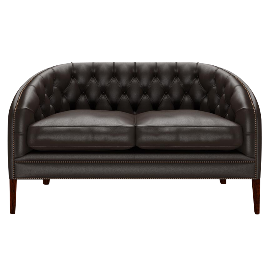 Blake 2 Sits Chesterfield Soffa Birch Brown
