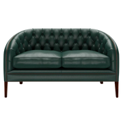 Blake 2 Sits Chesterfield Soffa Birch Forest Green
