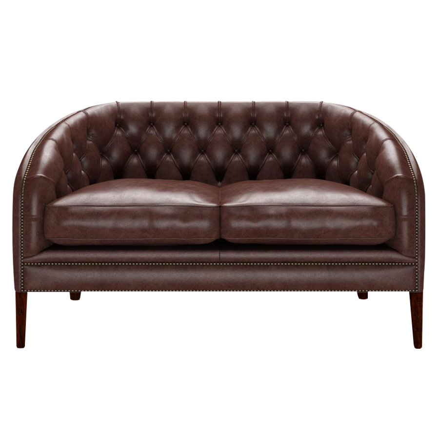 Blake 2 Sits Chesterfield Soffa Old English Dark Brown