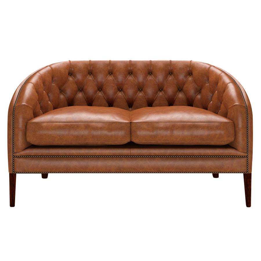 Blake 2 Sits Chesterfield Soffa Old English Saddle
