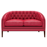 Blake 2 Sits Chesterfield Soffa Shelly Flame Red
