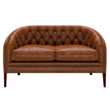 Blake 2 Sits Chesterfield Soffa Tudor Chestnut