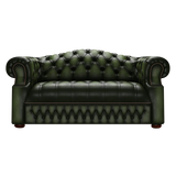 Blanchard 2 Sits Chesterfield Soffa Antique Green