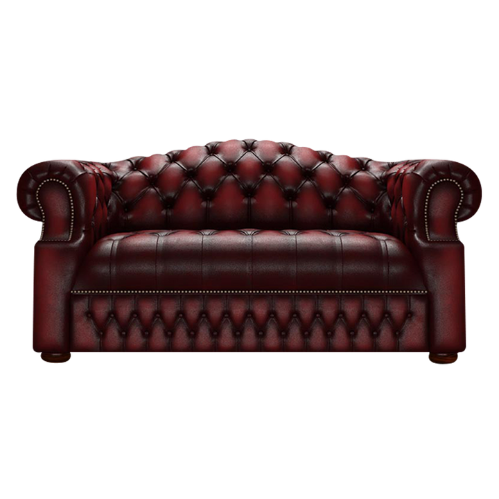 Blanchard 2 Sits Chesterfield Soffa Antique Red