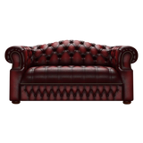 Blanchard 2 Sits Chesterfield Soffa Antique Red