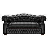Blanchard 2 Sits Chesterfield Soffa Birch Black