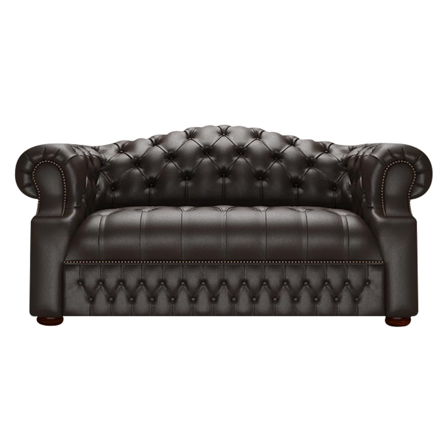 Blanchard 2 Sits Chesterfield Soffa Birch Brown
