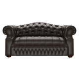 Blanchard 2 Sits Chesterfield Soffa Birch Brown