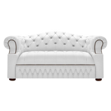 Blanchard 2 Sits Chesterfield Soffa Birch White