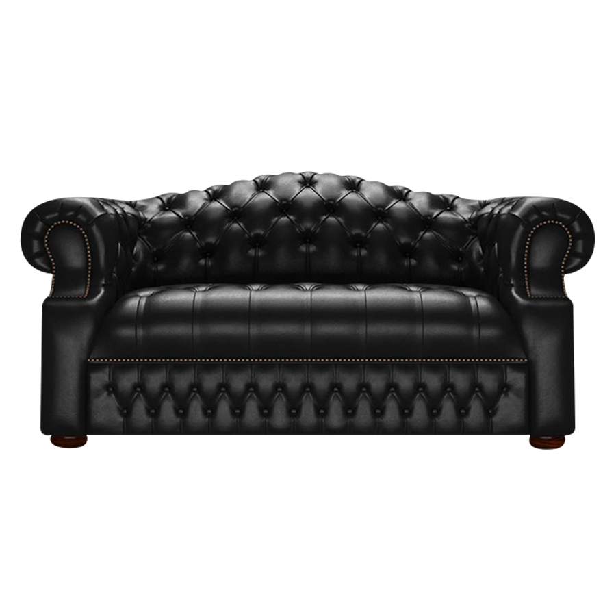 Blanchard 2 Sits Chesterfield Soffa Old English Black