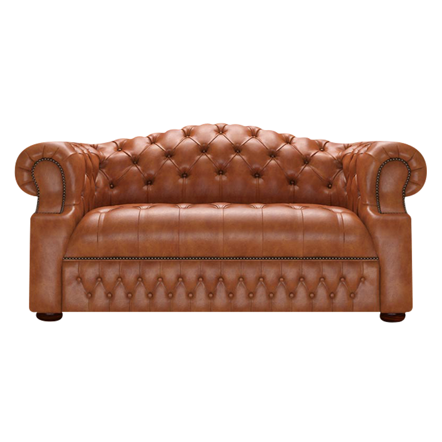 Blanchard 2 Sits Chesterfield Soffa Old English Bruciato