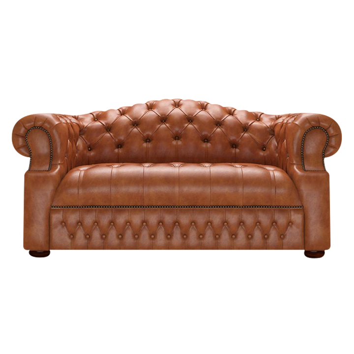Blanchard 2 Sits Chesterfield Soffa Old English Bruciato