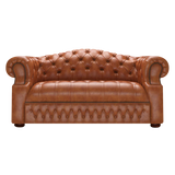 Blanchard 2 Sits Chesterfield Soffa Old English Bruciato