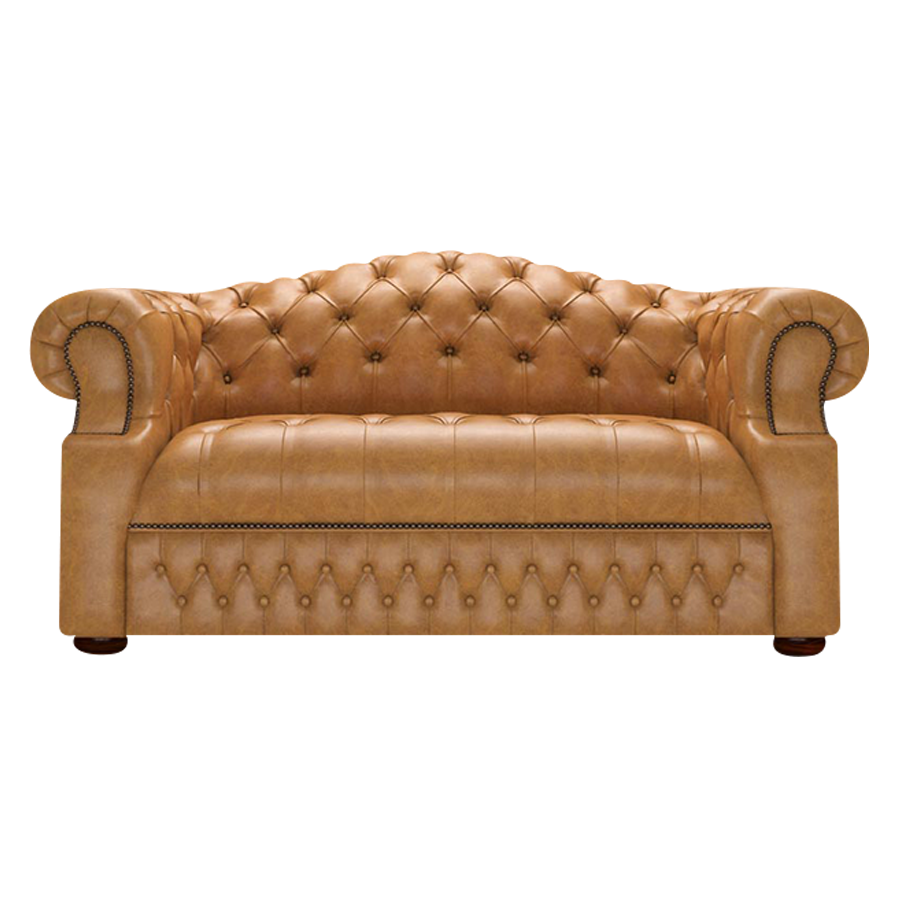 Blanchard 2 Sits Chesterfield Soffa Old English Buckskin