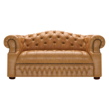 Blanchard 2 Sits Chesterfield Soffa Old English Buckskin