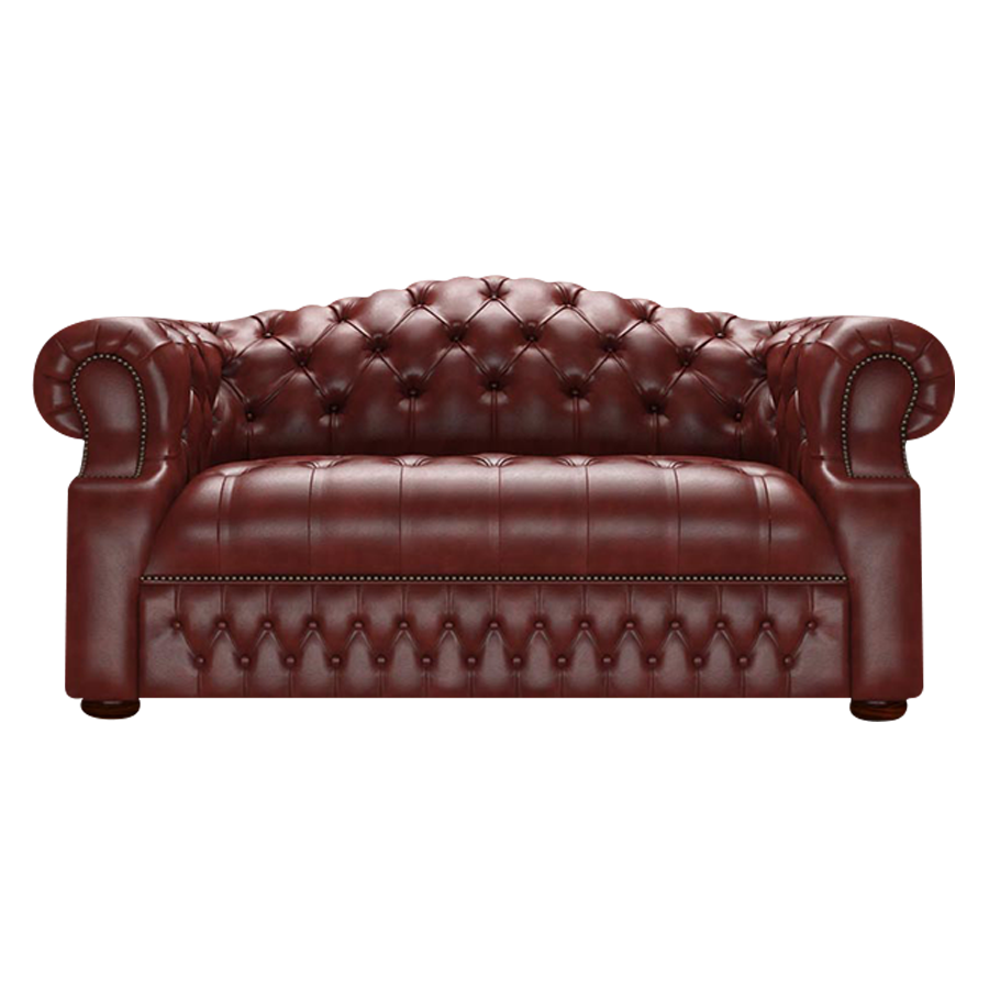 Blanchard 2 Sits Chesterfield Soffa Old English Chestnut