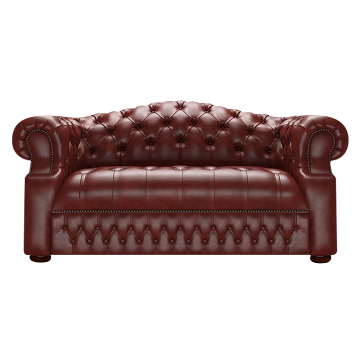 Blanchard 2 Sits Chesterfield Soffa Old English Chestnut