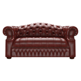 Blanchard 2 Sits Chesterfield Soffa Old English Chestnut
