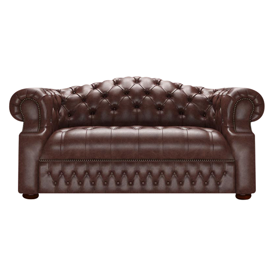 Blanchard 2 Sits Chesterfield Soffa OId English Dark Brown