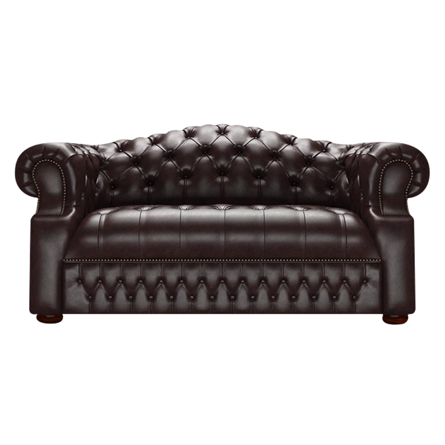 Blanchard 2 Sits Chesterfield Soffa Old English Smoke