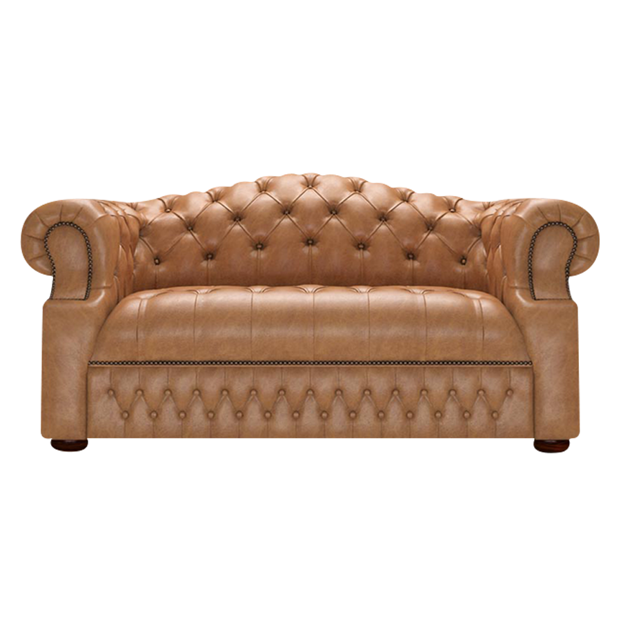 Blanchard 2 Sits Chesterfield Soffa Old English Tan