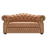 Blanchard 2 Sits Chesterfield Soffa Old English Tan