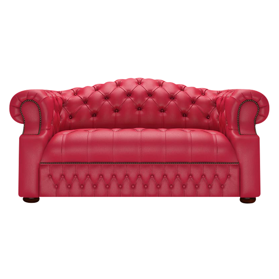 Blanchard 2 Sits Chesterfield Soffa Shelly Flame Red