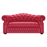 Blanchard 2 Sits Chesterfield Soffa Shelly Flame Red
