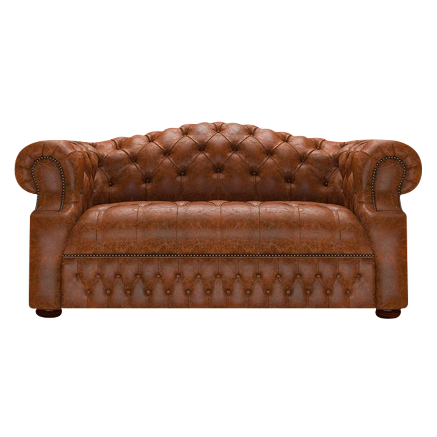 Blanchard 2 Sits Chesterfield Soffa Tudor Chestnut