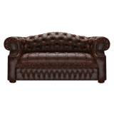 Blanchard 2 Sits Chesterfield Soffa Tudor Mahogany