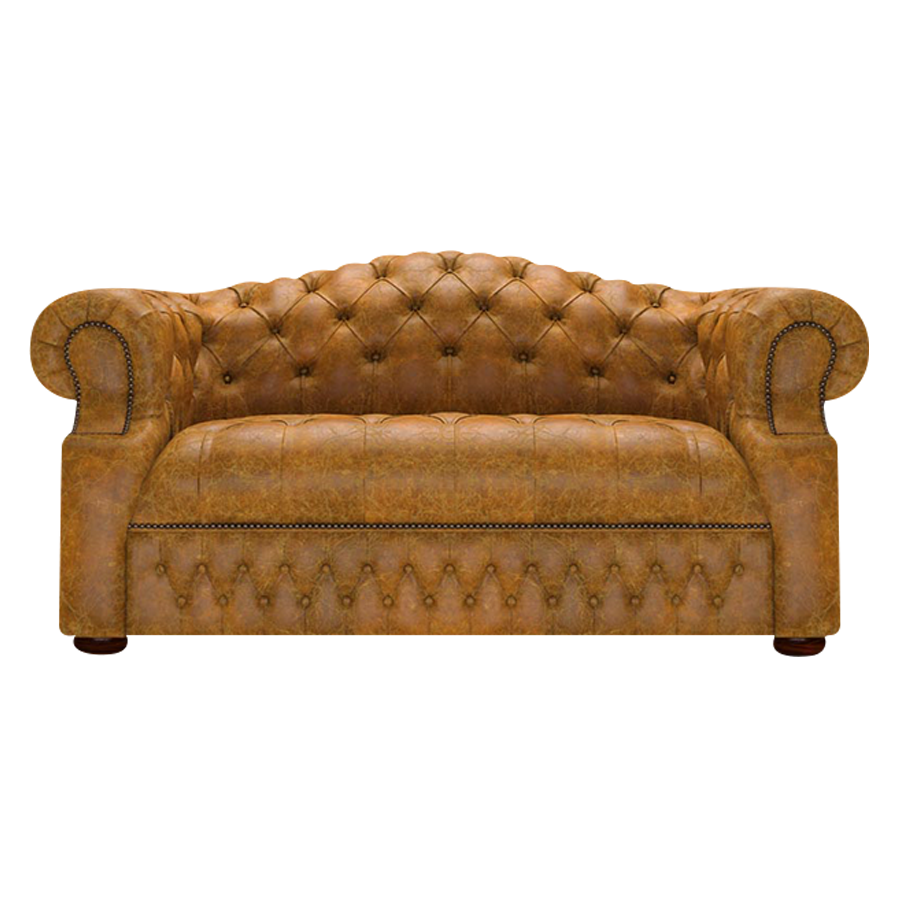 Blanchard 2 Sits Chesterfield Soffa Tudor Mustard