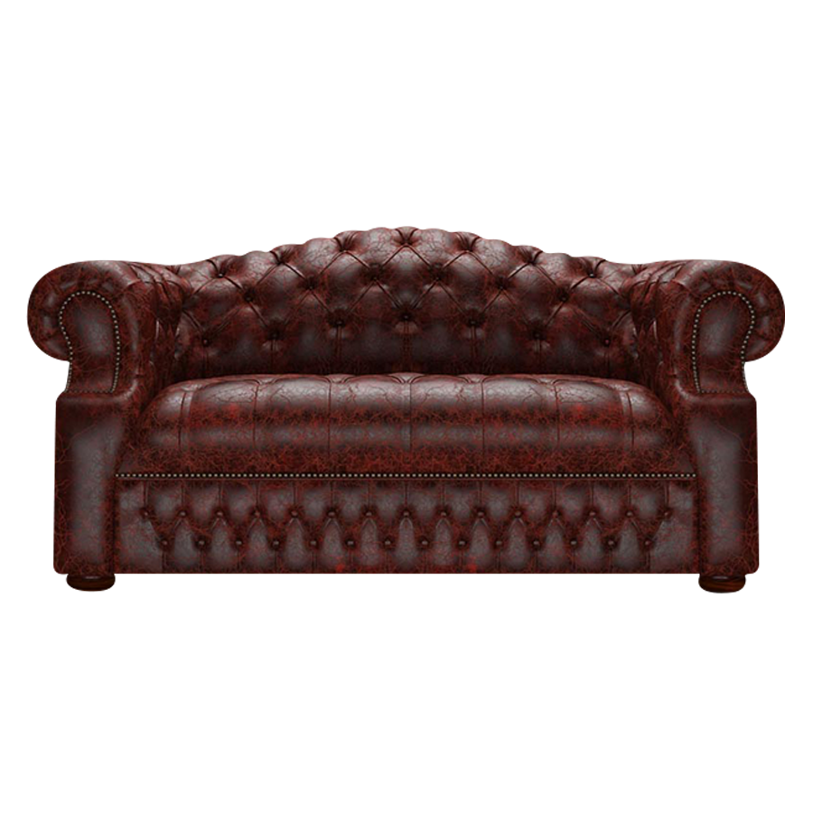 Blanchard 2 Sits Chesterfield Soffa Tudor Oxblood
